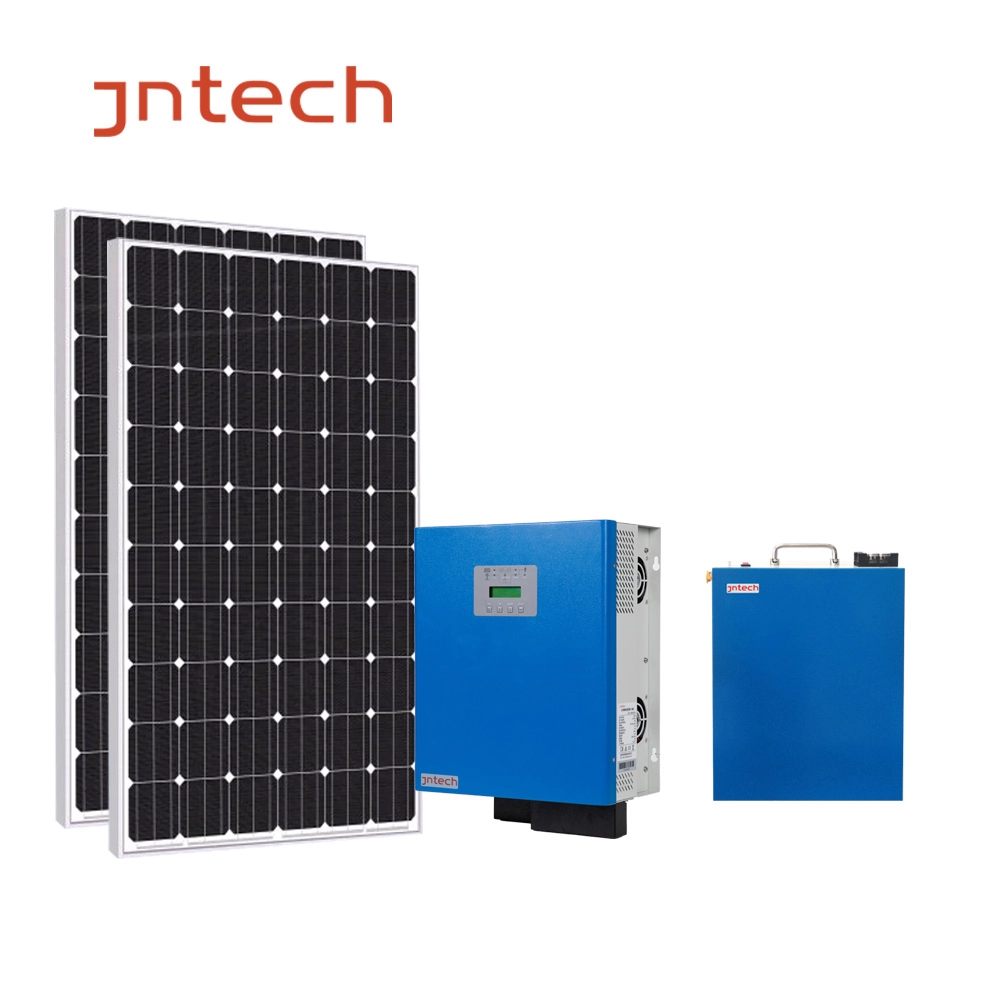 JNTECH Einfach zu installieren Komplette 5000 W 5 kW netzunabhängige Hausbeleuchtung Solarstrom-Kits Preis für Solarenergiesysteme