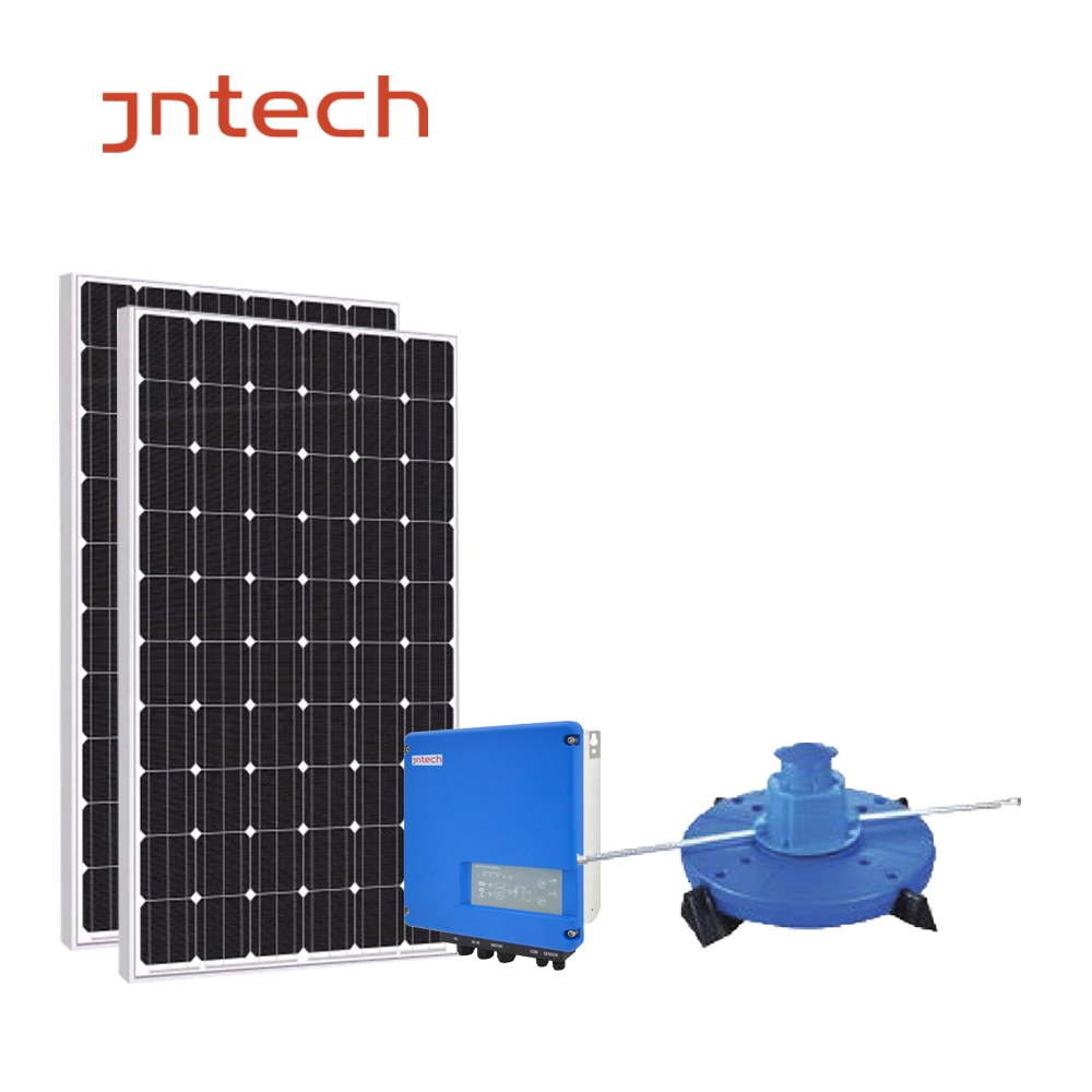 JNTECH Solarbelüftungssystem Fischschaufelradbelüfter Solarbelüfter für Aquakultursystem