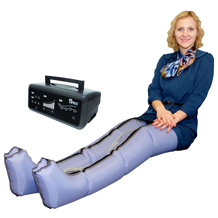 Hochwertige Druckmassagetherapie Sport Erholung Stiefel Durchblutung Luftkompression Beinmassagegerät