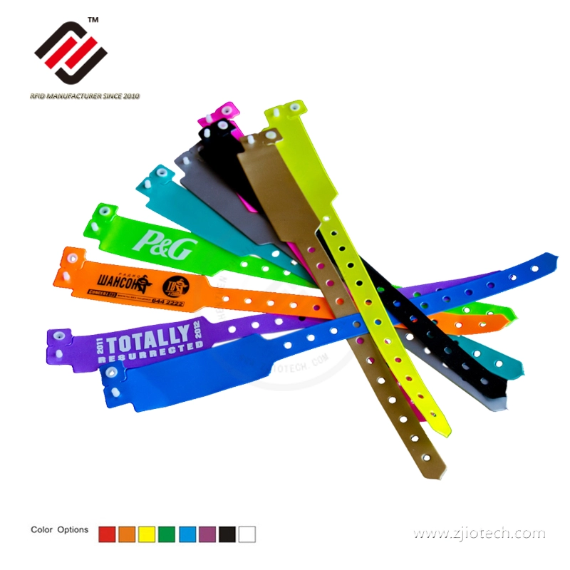 Icode Slix ISO15693 RFID-Vinyl-Armband für das Gesundheitswesen