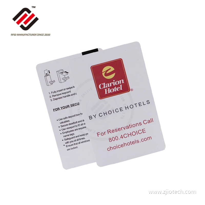 Gedruckte RFID-Karte für den Zutritt zur Hotelkontrolle für Orbita RF Lock