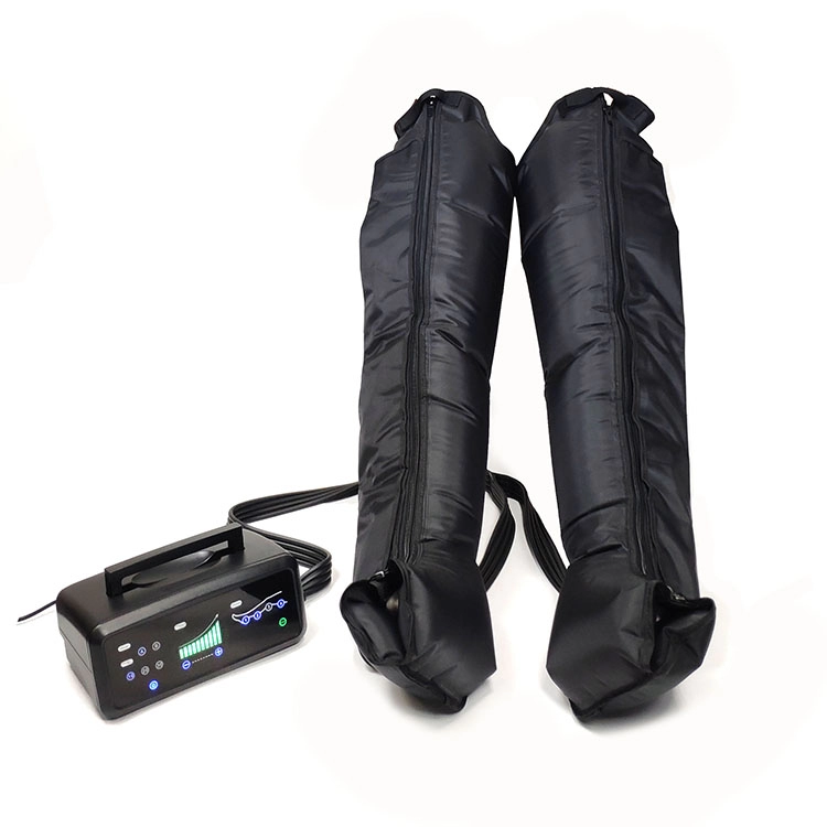 Neues tragbares Luftdruckkompressionstherapiegerät Sport-Wiederherstellungsstiefel Massagegerät Fuß-Bein-Massagegerät