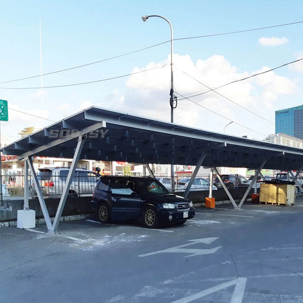 Nicht wasserdichter Carport zur Solarmontage aus Aluminium