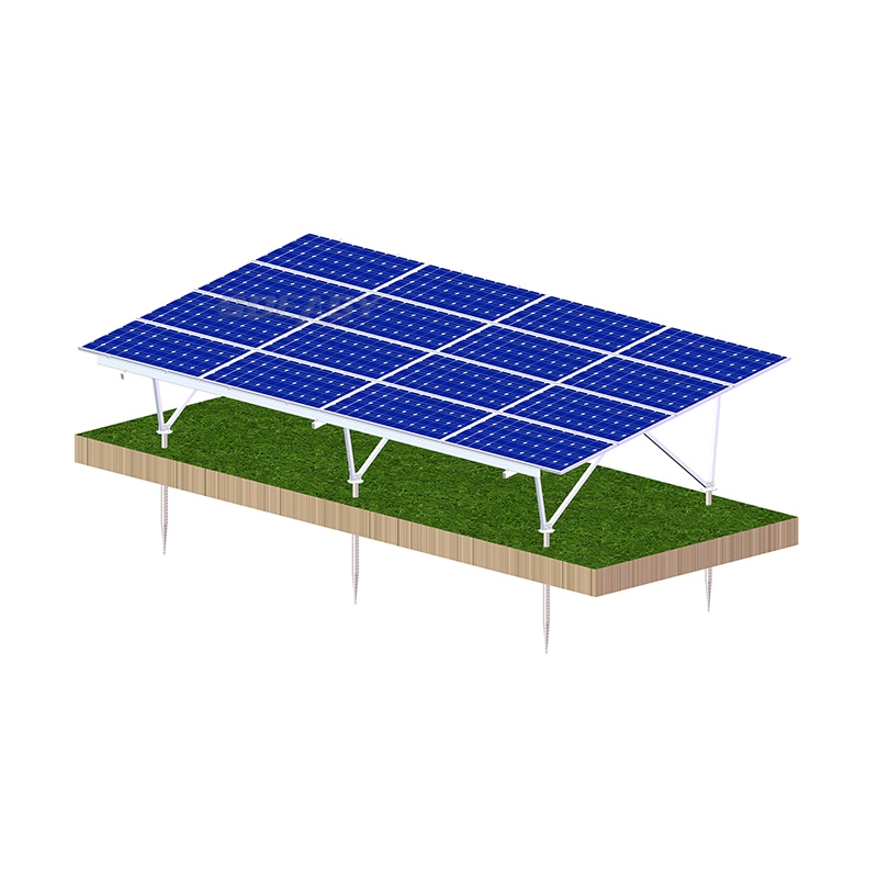 Einstellbare Struktur für die Montage von Solarenergiesystemen