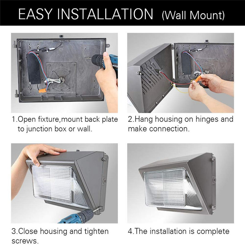 Installationsdiagramm der Wallpack-Halterung