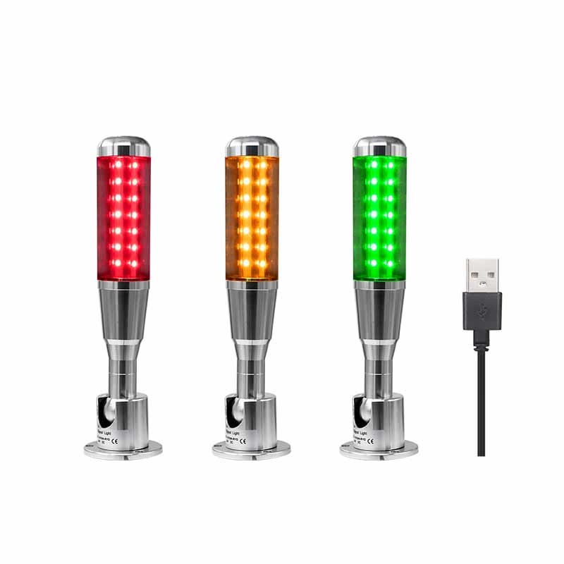 2021 programmierbare computergesteuerte mehrfarbige USB-Signalturm-Warnleuchte