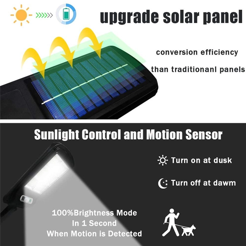 Integrierte 100-W-Solarstraßenlaterne