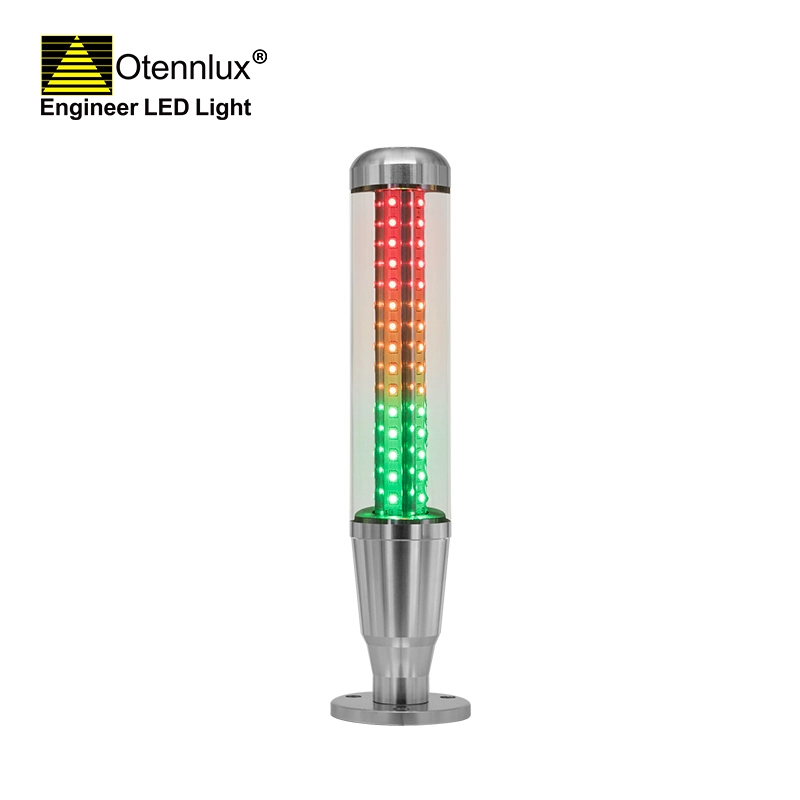 OMI1-301 24 V industrielle gerade Basis 3 Farben LED-Signalstapel Turmleuchte für CNC-Maschine