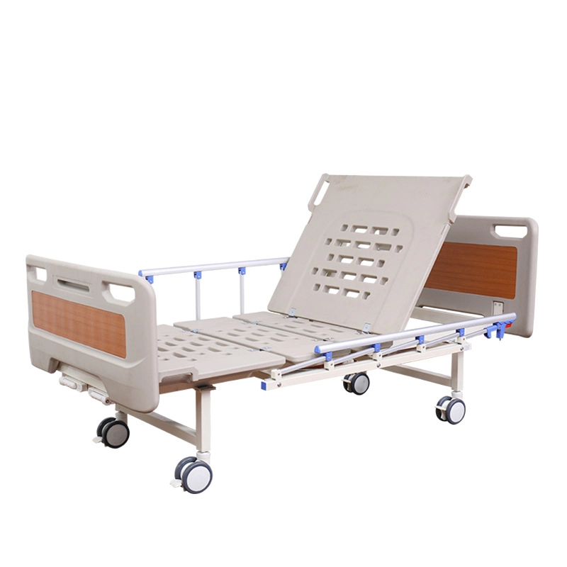 Manuelles Multifunktions-Krankenhausbett mit zwei Kurbeln