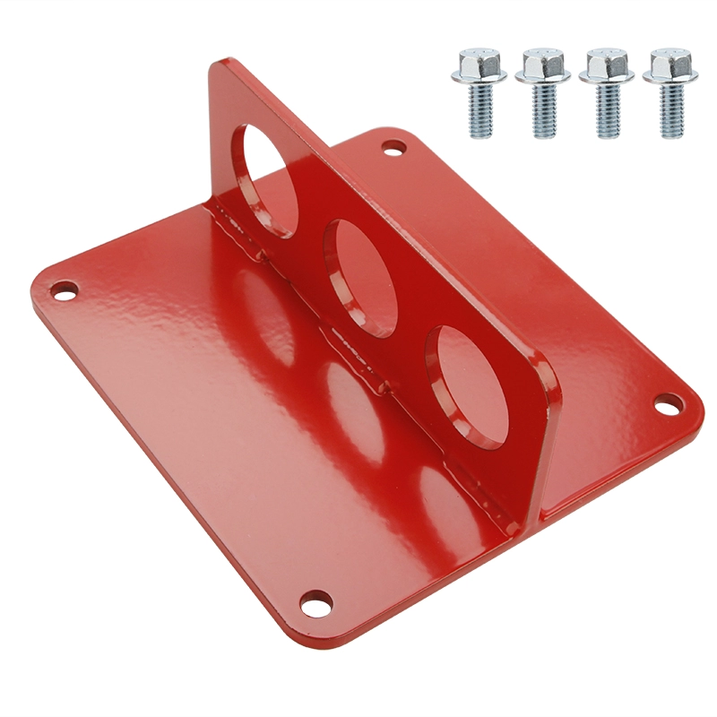 Rote pulverbeschichtete Staubschutz-Motorhebeplatte