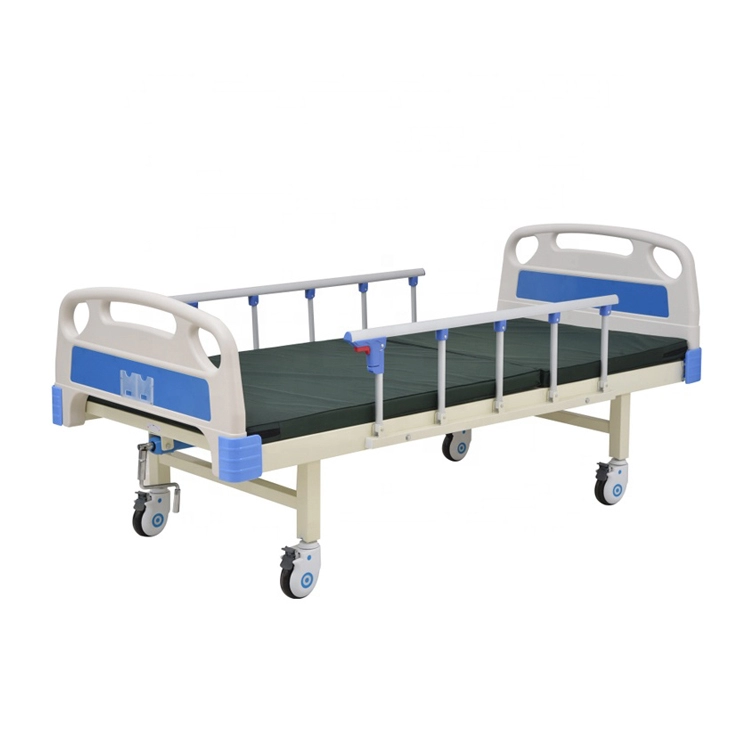 HC-B007 Semi-Fowler Epoxidbeschichtetes Krankenhausbett mit 1 Kurbel