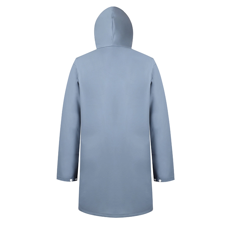 Wasserdichte, atmungsaktive PU-Regenbekleidung für Damen im langen Stil