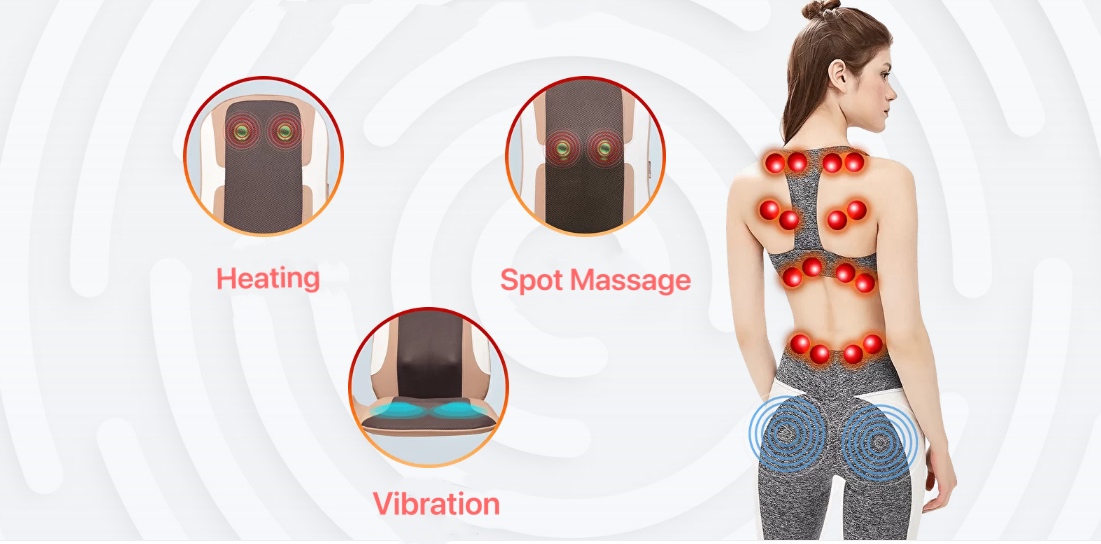 Shiatsu Back massager Cushion