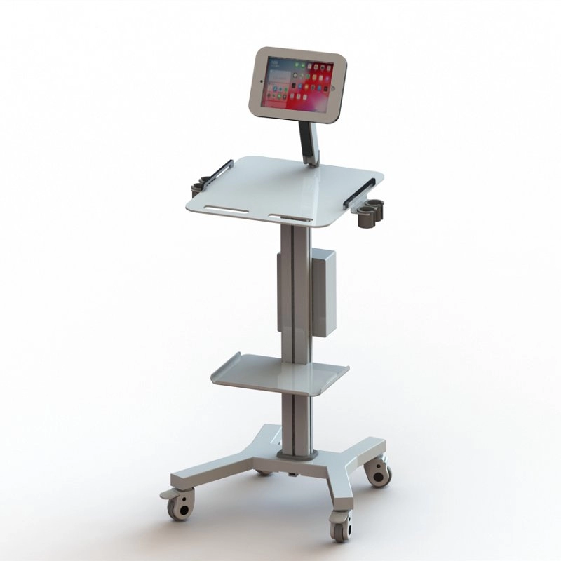 Mobiler medizinischer Telemedizin-Tablet-Wagen mit Verriegelung