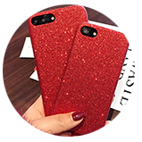 Matte red glitter powder for plastic cover