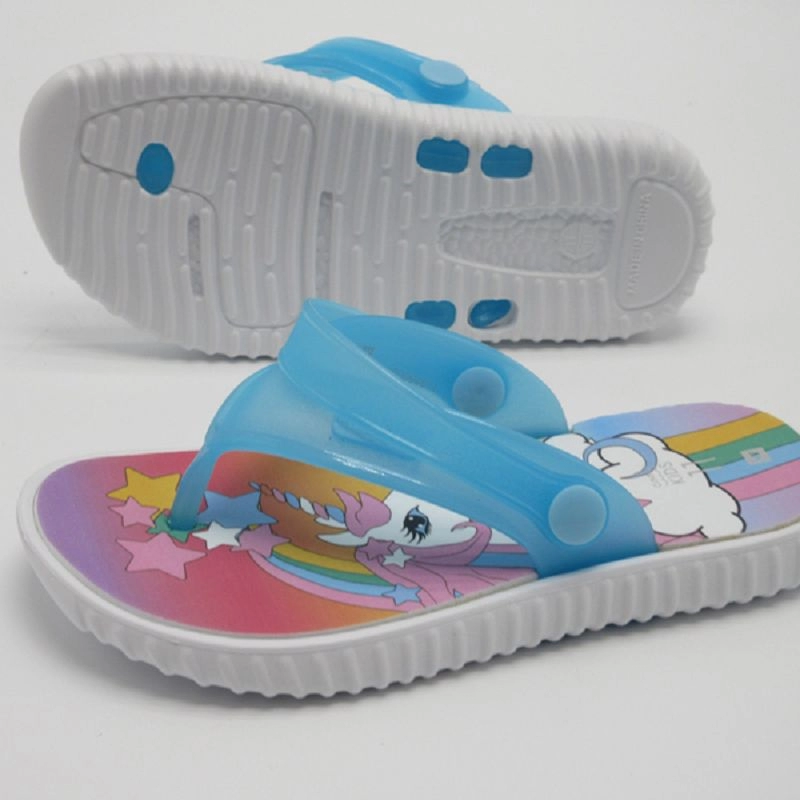 Sandale mit niedlichem Cartoon-Einhorn-Muster für Kinder