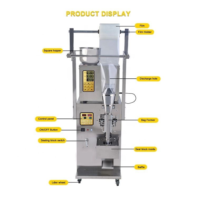 Maßgeschneiderte, billige, wiederverwendbare Gewürzpulver-Wiegeverpackungsmaschine