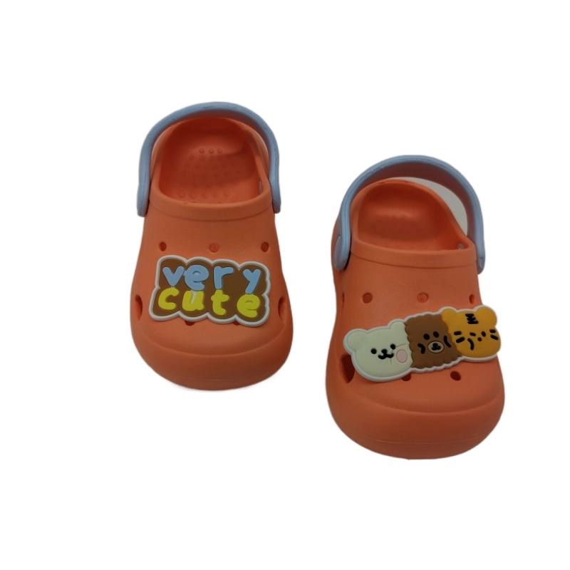 2021 Clogs Schuhe mit niedlichem Tieralphabetmuster aus EVA für Kinder