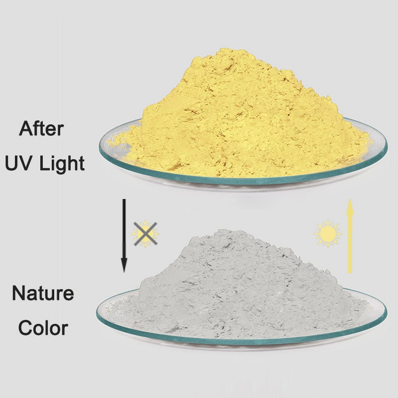 UV-empfindliches, sonnenaktiviertes photochromes Pigment