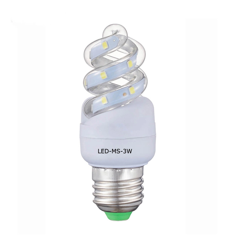 Kundenspezifische LED-Maisbirne Minispirale 3W