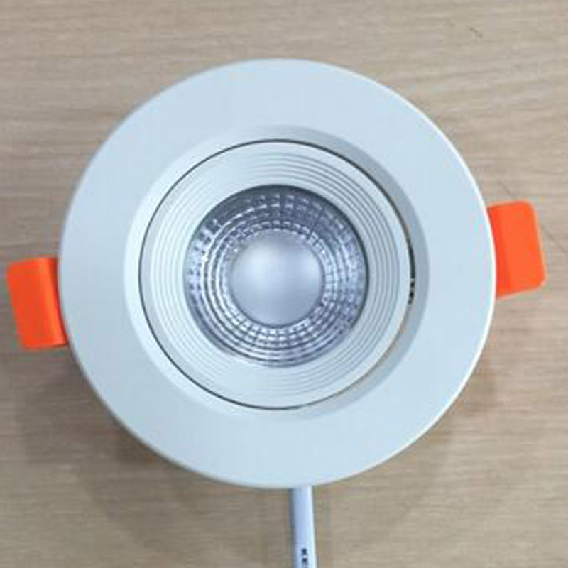 plastic AL led downlight 6w 9w 12w