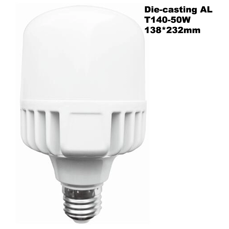 Druckguss-Aluminium-LED-T-Glühbirne für den Innenbereich 100W