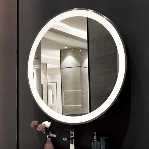 Hotel moderner runder LED-Badezimmerspiegel