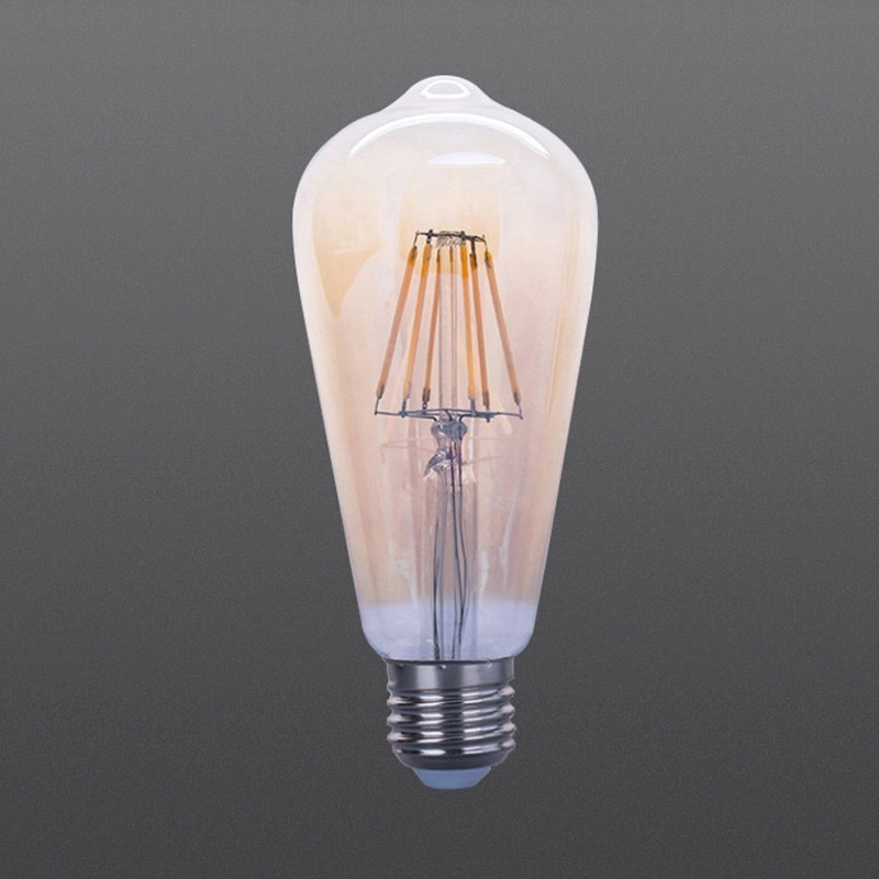 LED-Glühlampen ST64 Amber 4W 6W 8W