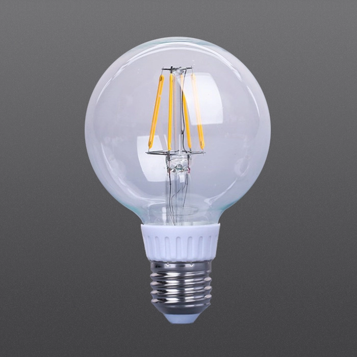 Dimmbare LED-Glühlampen G80 Klare Farbe