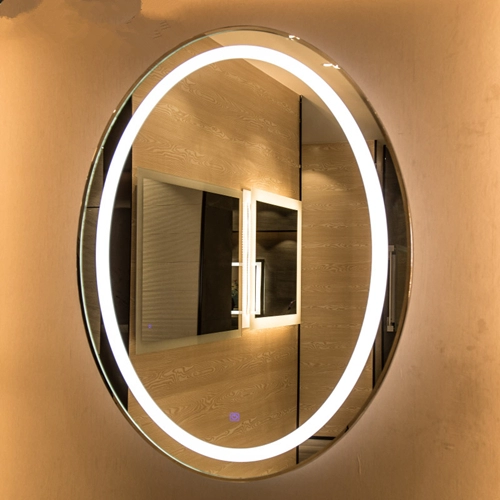 Ovaler LED-Spiegel mit Berührungssensor