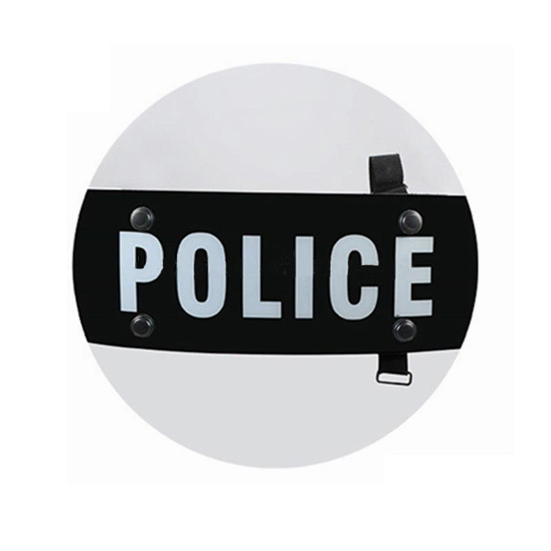Rundes Polizei-Militär-Anti-Riot-Control-Schild