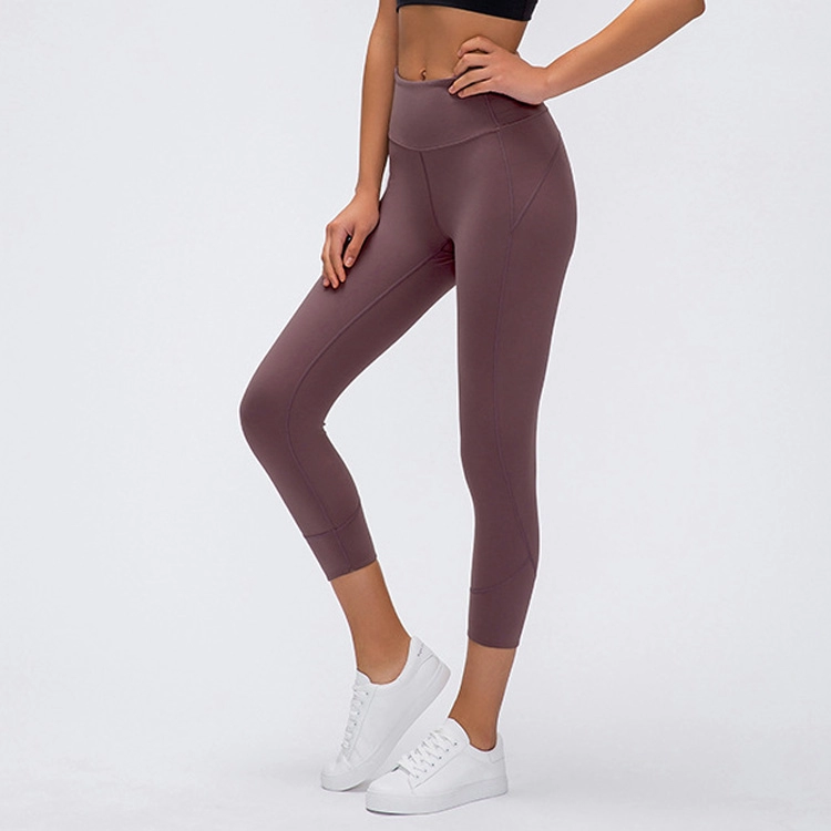 Damen-Workout-Hose mit hoher Taille