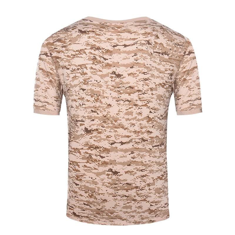 Gestricktes T-Shirt mit digitaler Wüstentarnung des Militärs