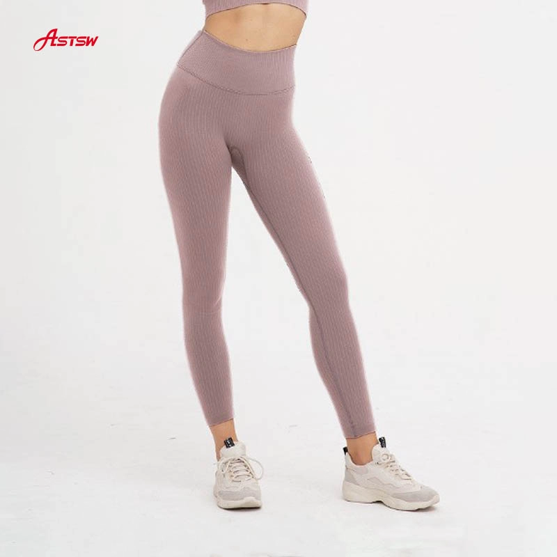 Nahtlose Yogahose mit hoher Taille für Damen