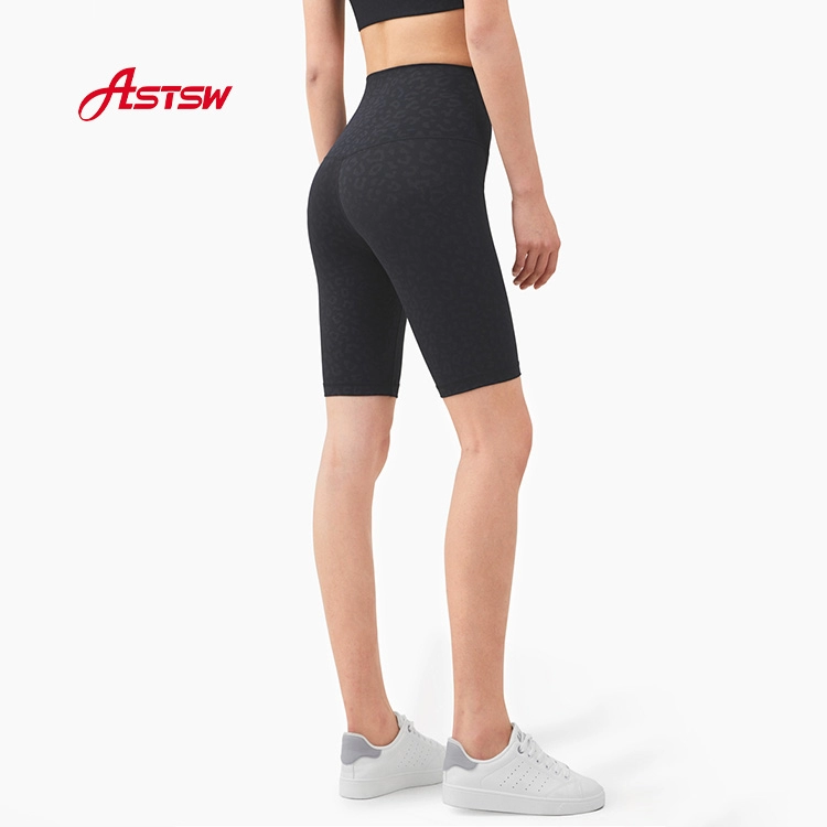 Hoch taillierte Damen-Workout-Bike-Shorts
