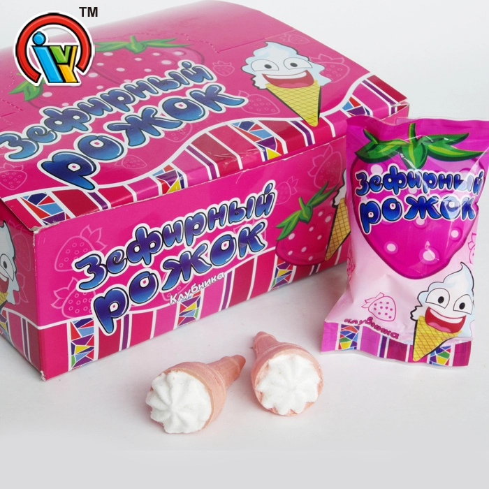 Fruchtige Mini-Eiscreme-Marshmallow-Süßigkeit