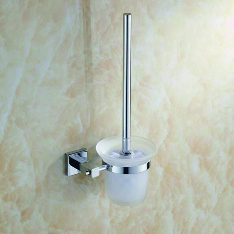 Modernes Badezimmer-Zubehör-Set für die Wandmontage in Chrom