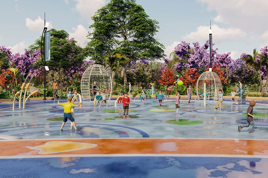 Spray Playground Wasserpark