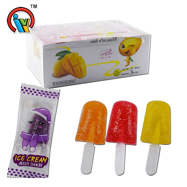 Eiscreme-Gummilutscher-Süßigkeits-Frucht-weiche Süßigkeit