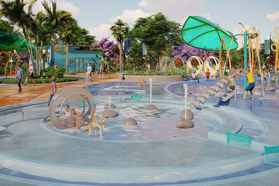 Spray Playground Wasserpark