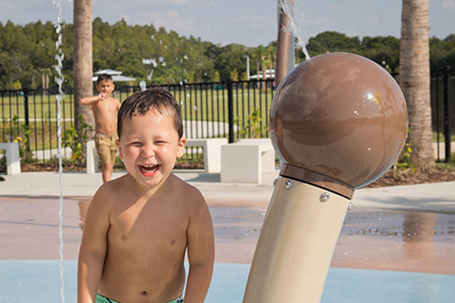  backyard home splash pad