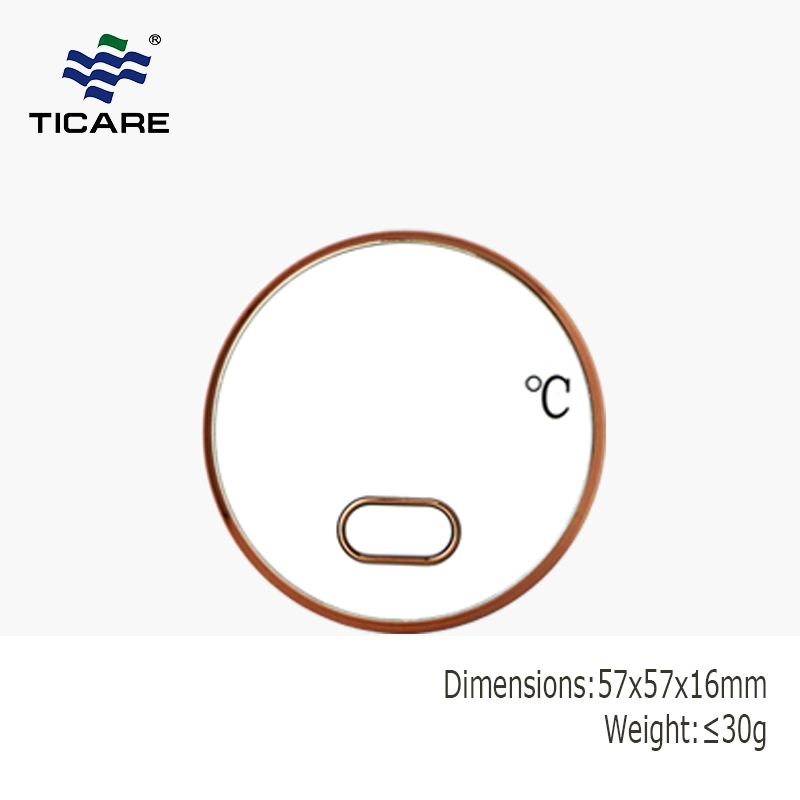 Tragbares digitales Taschenthermometer in runder Form ohne Berührung