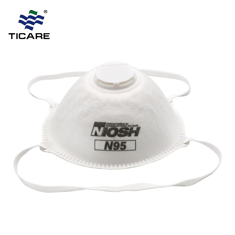 N95 medizinische Einweg-Gesichtsmaske mit 95% Bakterienfilter