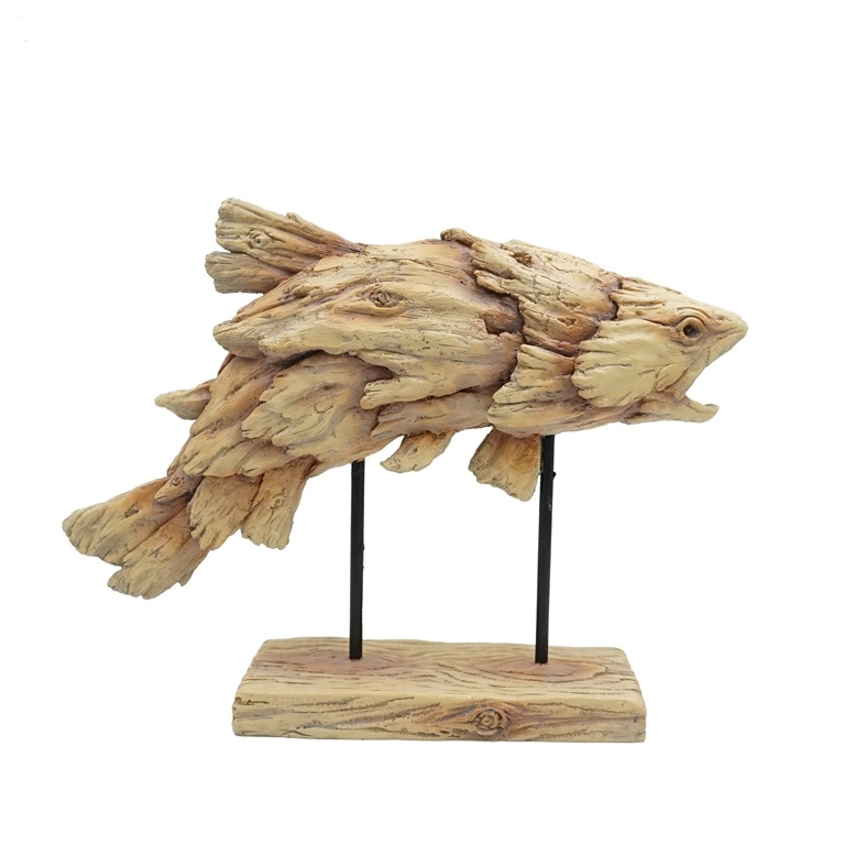 Springwood Design Resin Springender Fisch Skulptur