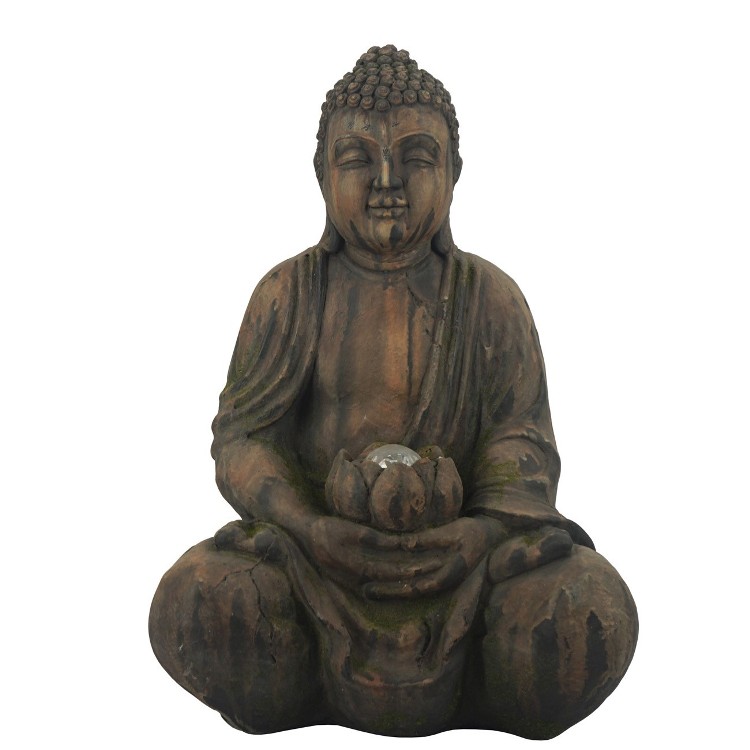 Zen-Buddha-Solar-LED-Licht