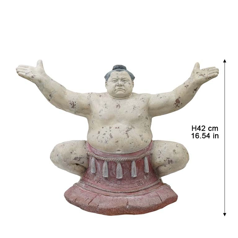 MGO Japanische Sumo-Ringer-Gartenstatue