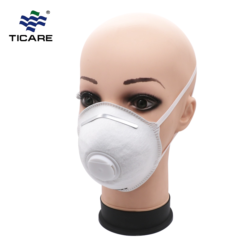 Einweg-Vliesstoff-Ohrbügelfarbe N95-Gesichtsmaske