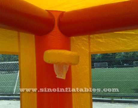 4in1 kommerzieller Regenbogenballon scherzt aufblasbares Hüpfburg mit Rutsche für Spaß im Freien, hergestellt aus einer aufblasbaren Fabrik in China