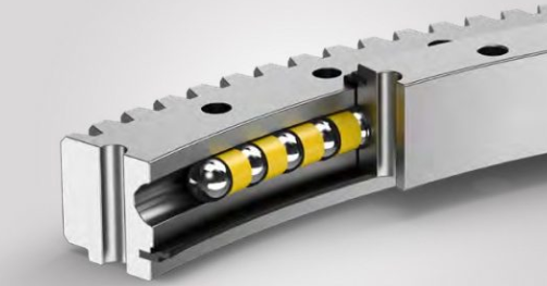 compact structure slewing bearing