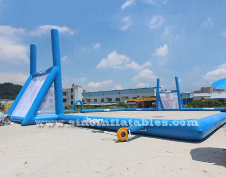 45x30m mobiles riesiges aufblasbares Rugby-Fußballfeld für Kinder und Erwachsene aus China aufblasbarer Hersteller